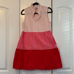 Vineyard Vines Kentucky Derby Pink and Red Sleeveless Dress, small